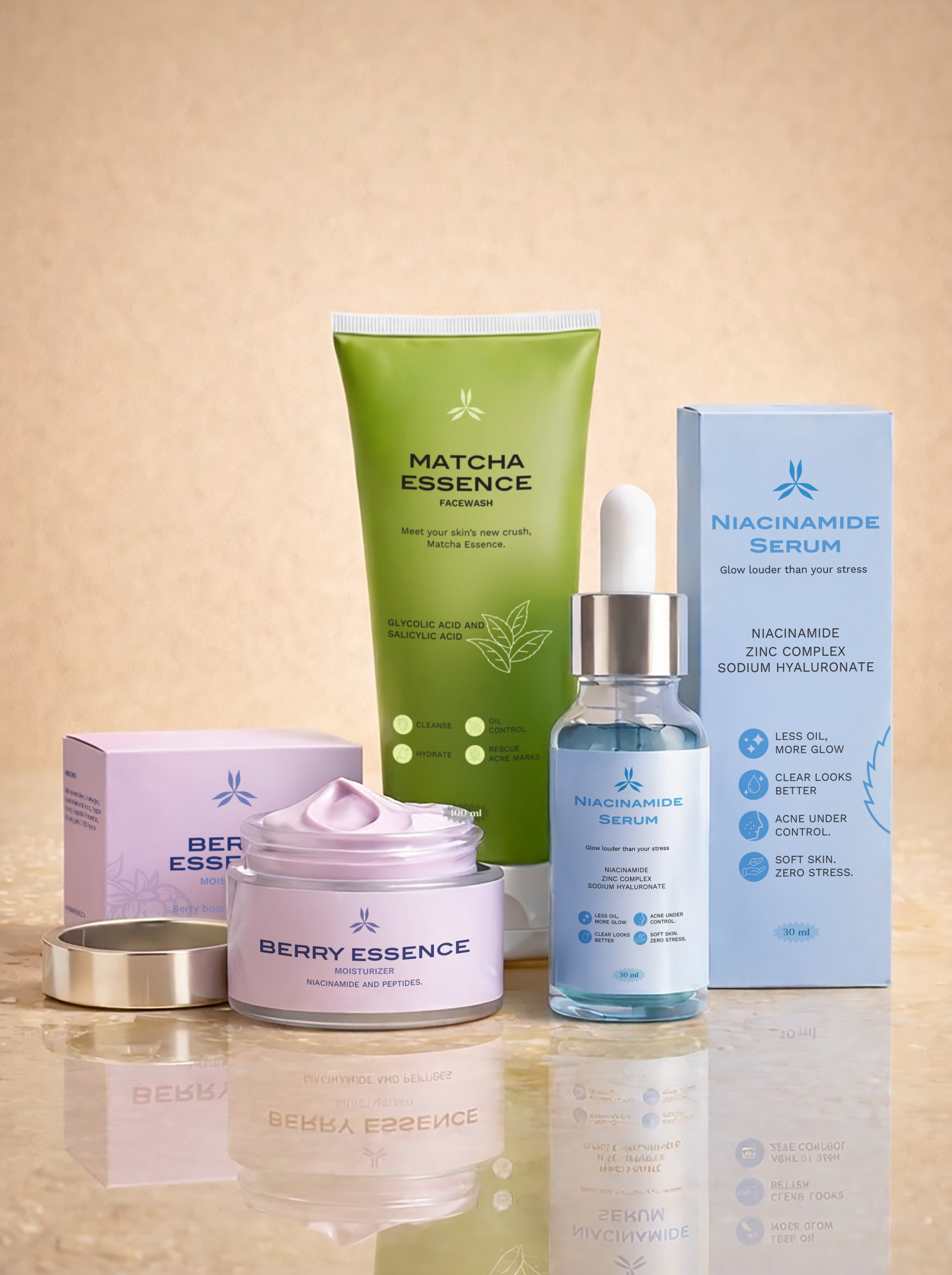 GloreSense Glow Up Kit 3 product skincare bundle best value Pakistan